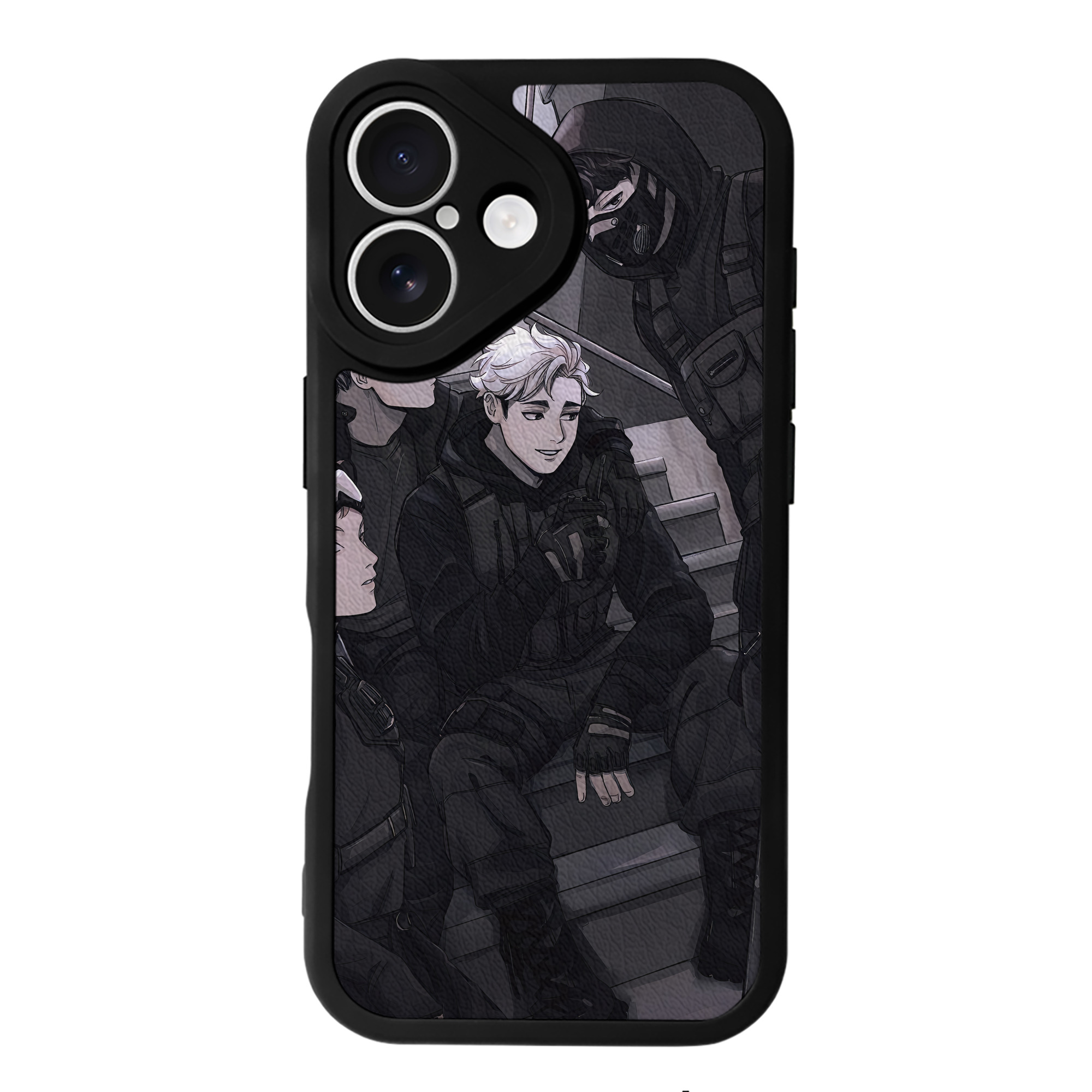 （画像用） ハイキュー!! Haikyu!! 【iPhone 16シリーズ対応】シリコンスマホケース（レザー調） 材質：シリコン